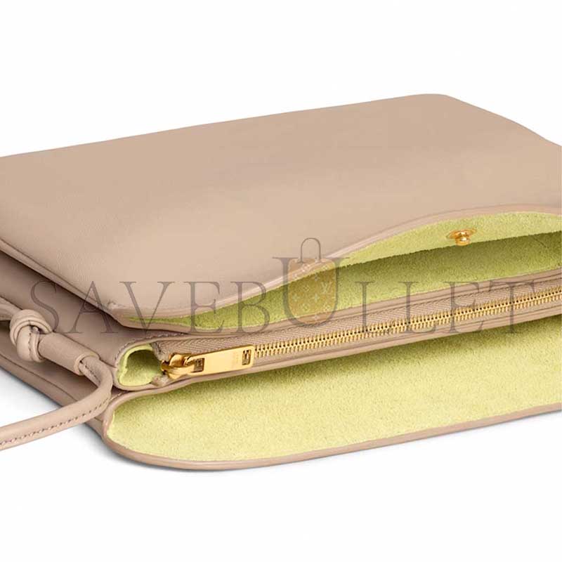 Ce1i*e trio flap in smooth lambskin 10p862o86.03sa (22.5*13*3.5cm)